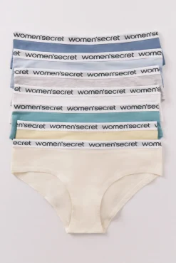 Women'secret Pack 7 bragas clásicas logo