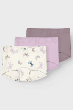 Crianças Name it Pack 3 bragas mariposas