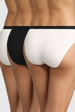 DIM Pack 3 bragas Pockets Coton