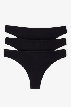 Women'secret Pack 3 bragas tangas de algodón