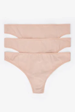 Women'secret Pack 3 bragas tangas de microfibra