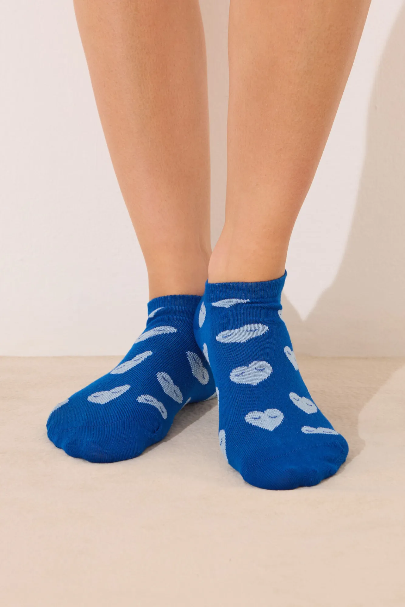Women'secret Pack 3 calcetines cortos corazones