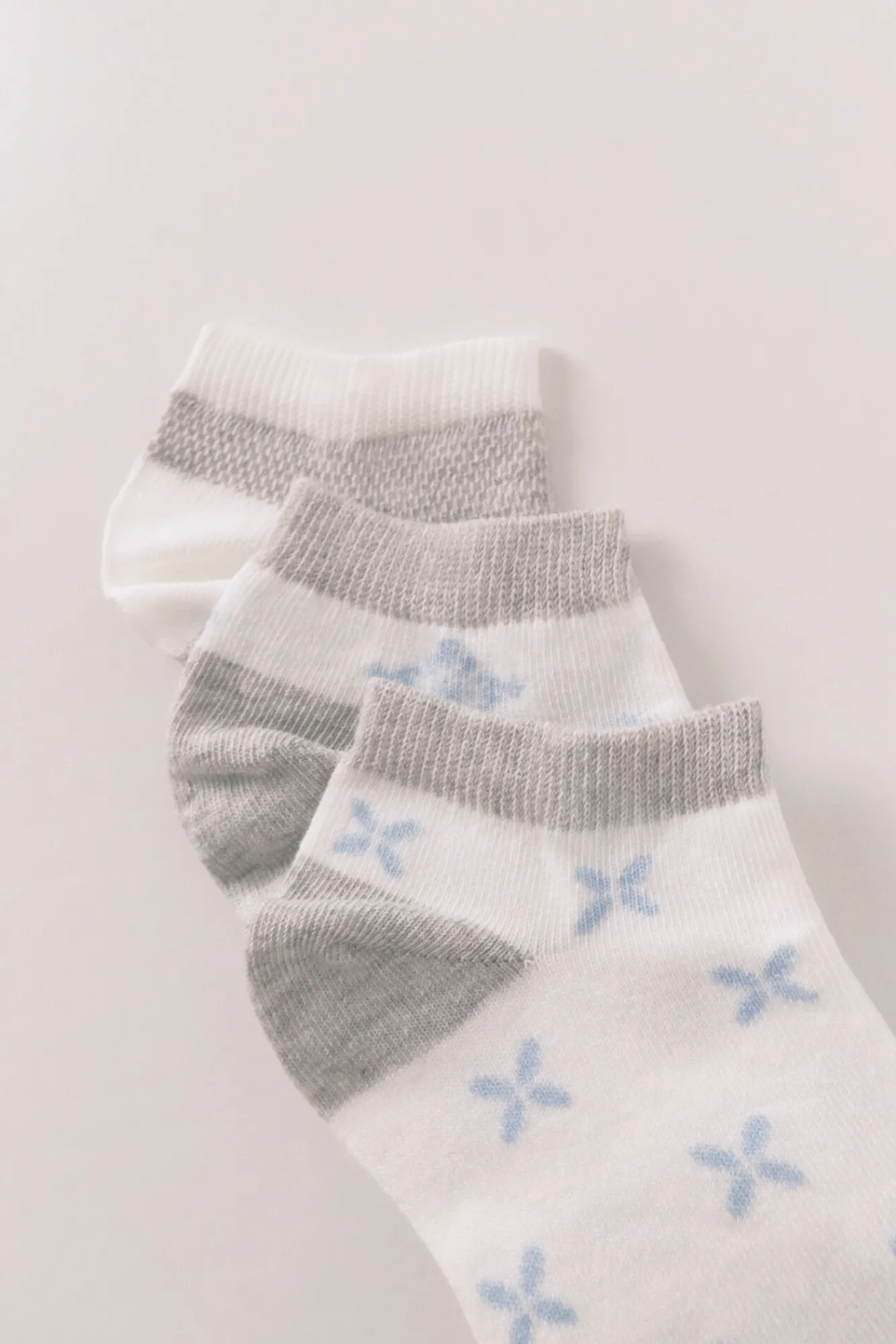 Women'secret Pack 3 calcetines cortos print mediterráneo