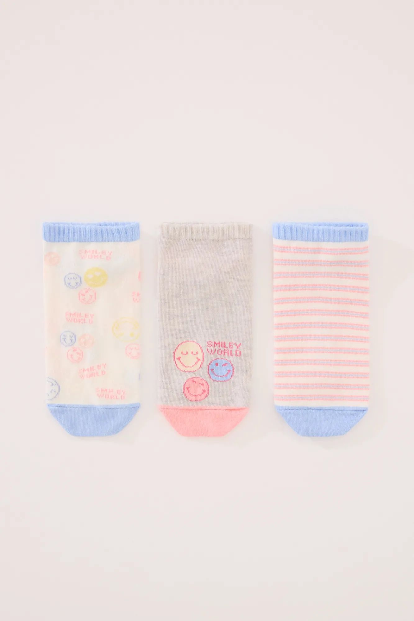 Women'secret Pack 3 calcetines cortos SmileyWorld®