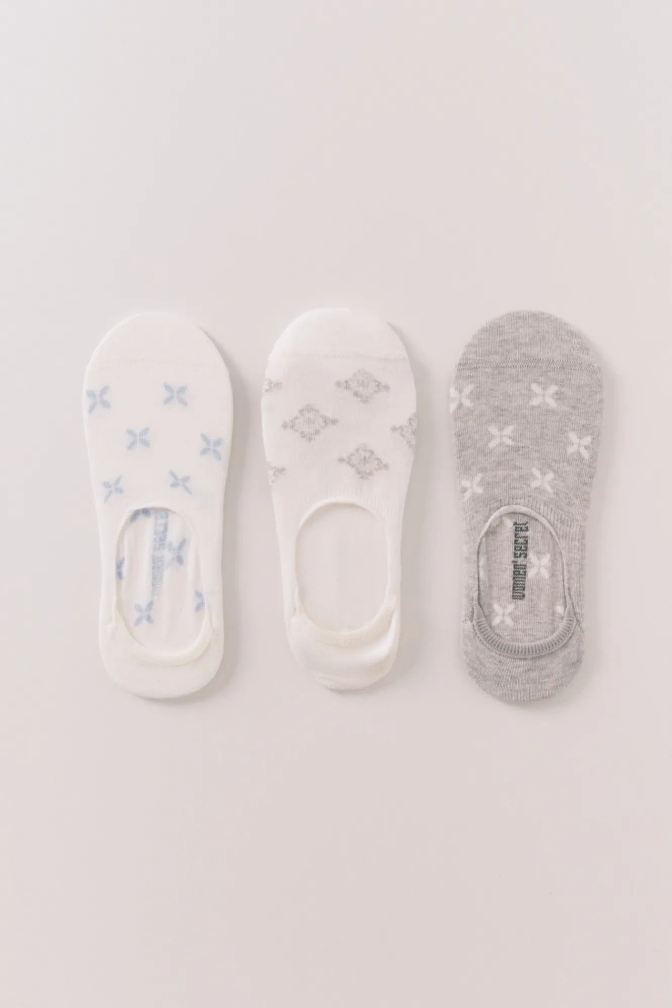 Women'secret Pack 3 calcetines invisibles print mediterráneo
