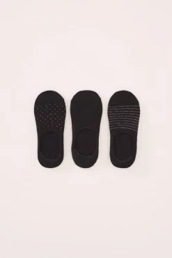 Women'secret Pack 3 calcetines invisibles algodón