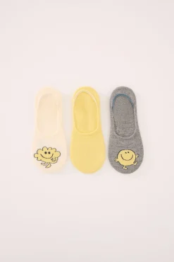 Women'secret Pack 3 calcetines invisibles algodón Mr. Men