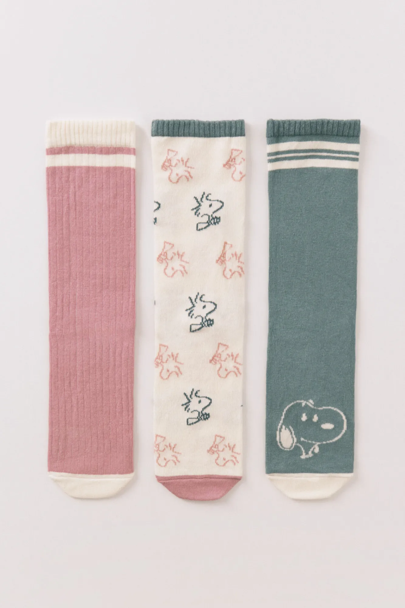 Women'secret Pack 3 calcetines largos Snoopy