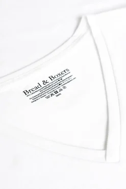 Bread & Boxers Pack 2 camisetas elásticas cuello pico