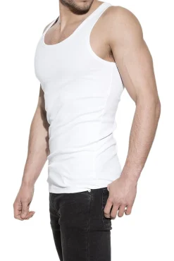 Bread & Boxers Pack 2 camisetas sin mangas de algodón orgánico blancas