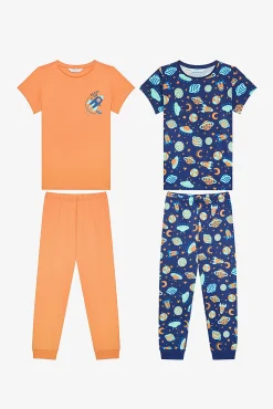 Crianças Penti Pack 2 conjuntos de pijama largos
