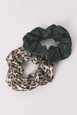 Women'secret Pack 2 scrunchies animal print