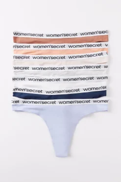 Women'secret Pack 7 tangas algodón logo