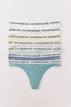 Women'secret Pack 7 tangas algodón logo