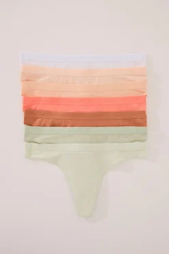 Women'secret Pack 7 tangas algodón multicolor