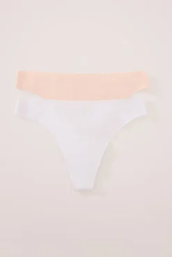 Women'secret Pack 2 tangas algodónsin costuras