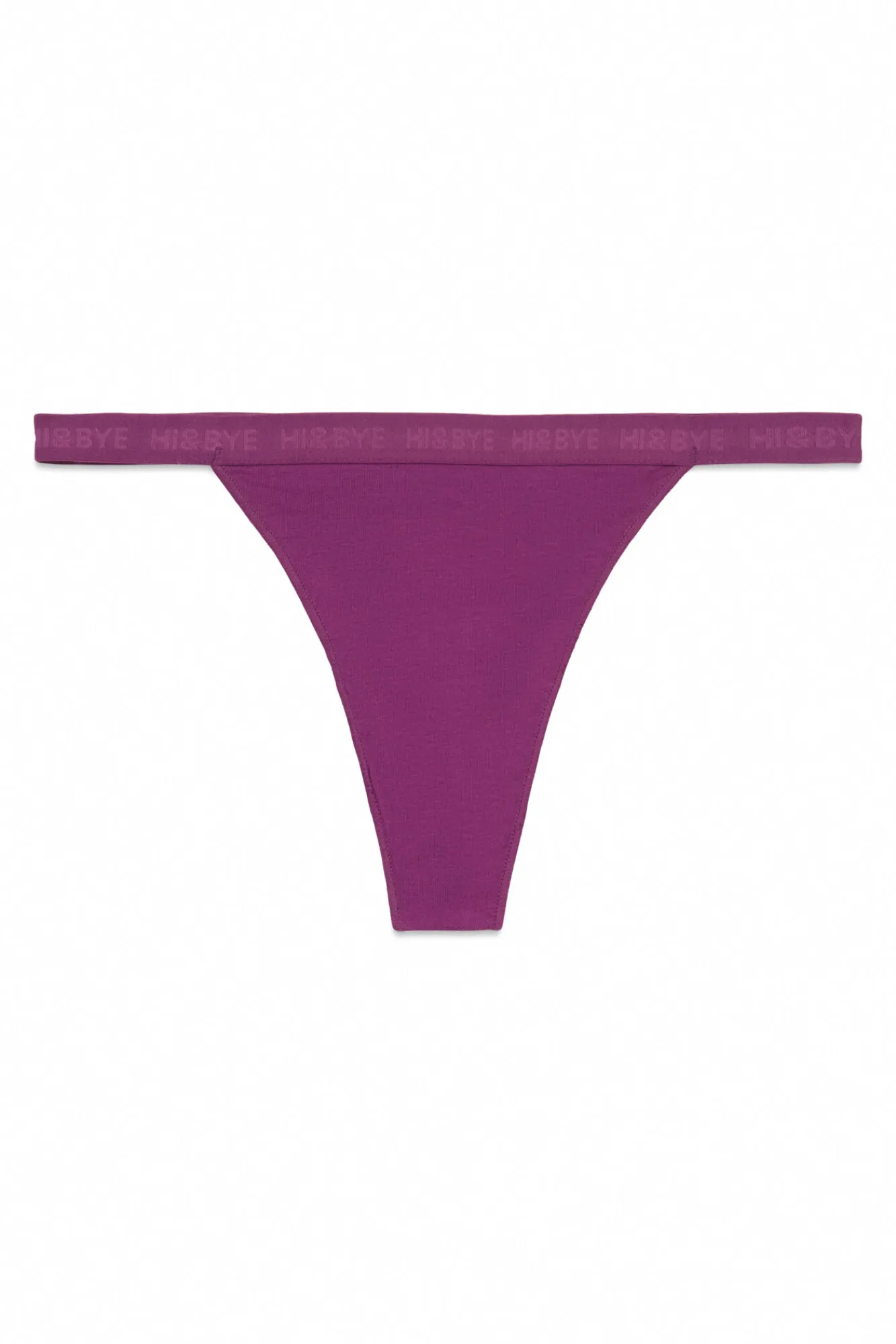 HI&BYE Pack 3 tangas burgundy, rosa y