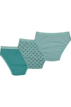 Crianças DIM Pack de 3 bragas de niña estampadas con cintura elástica
