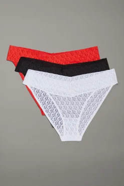 Calvin Klein Pack de 3 bragas encaje