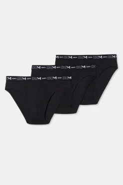 DIM Pack de 3 slips de hombre de algodón elástico