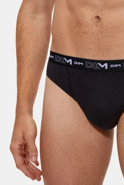 DIM Pack de 3 slips de hombre de algodón elástico