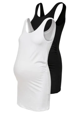 Only Maternity Pack de 2 tops sin mangas maternity