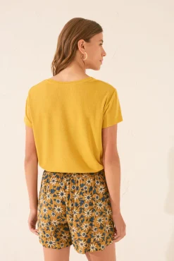 Women'secret Pantalón corto floral