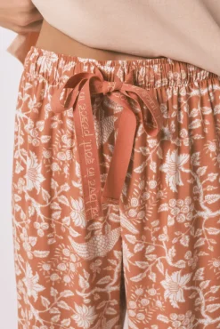 Women'secret Pantalón largo viscosa flores