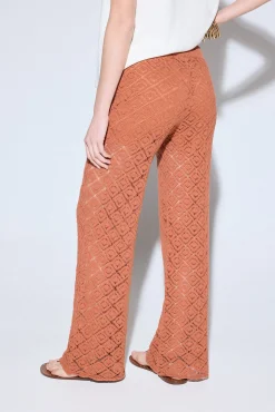 Slowlove Pantalón punto desagujado