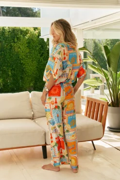 Jaase Pantalón Recto estampado Cici