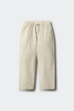 Crianças Springfield Kids Pantalon chino lino niño