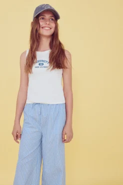 Crianças Springfield Kids Pantalon pijamero rayas niña