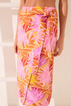 Women'secret Pareo midi textura tropical