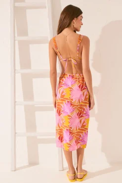 Women'secret Pareo midi textura tropical