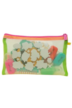Mr. Wonderful Pencil case with extras beetroot, bee and cherries - Lots of positive energy inside