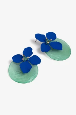 Vilanova Pendientes Flor con Nácar