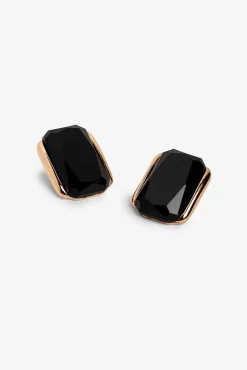 Vilanova Pendientes rectangulares con piedras