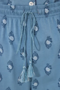 Women'secret Pijama camisero Capri 100% algodón paisley