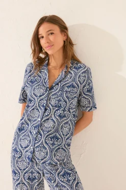 Women'secret Pijama camisero Capri allover