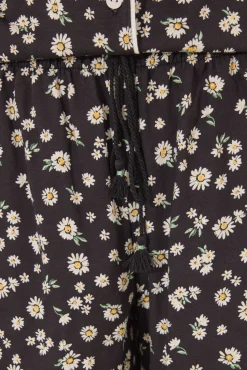 Women'secret Pijama camisero corto 100% algodón flores