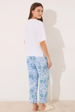 Women'secret Pijama Capri 100% algodón estampado flores