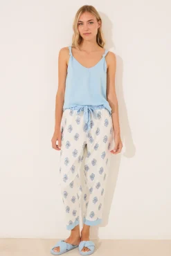 Women'secret Pijama Capri 100% algodón paisley