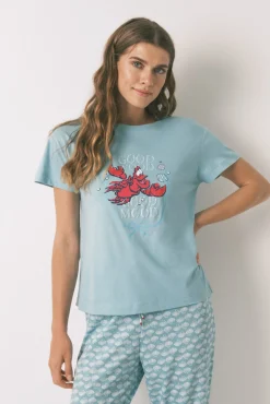 Women'secret Pijama Capri 100% algodón Sebastián