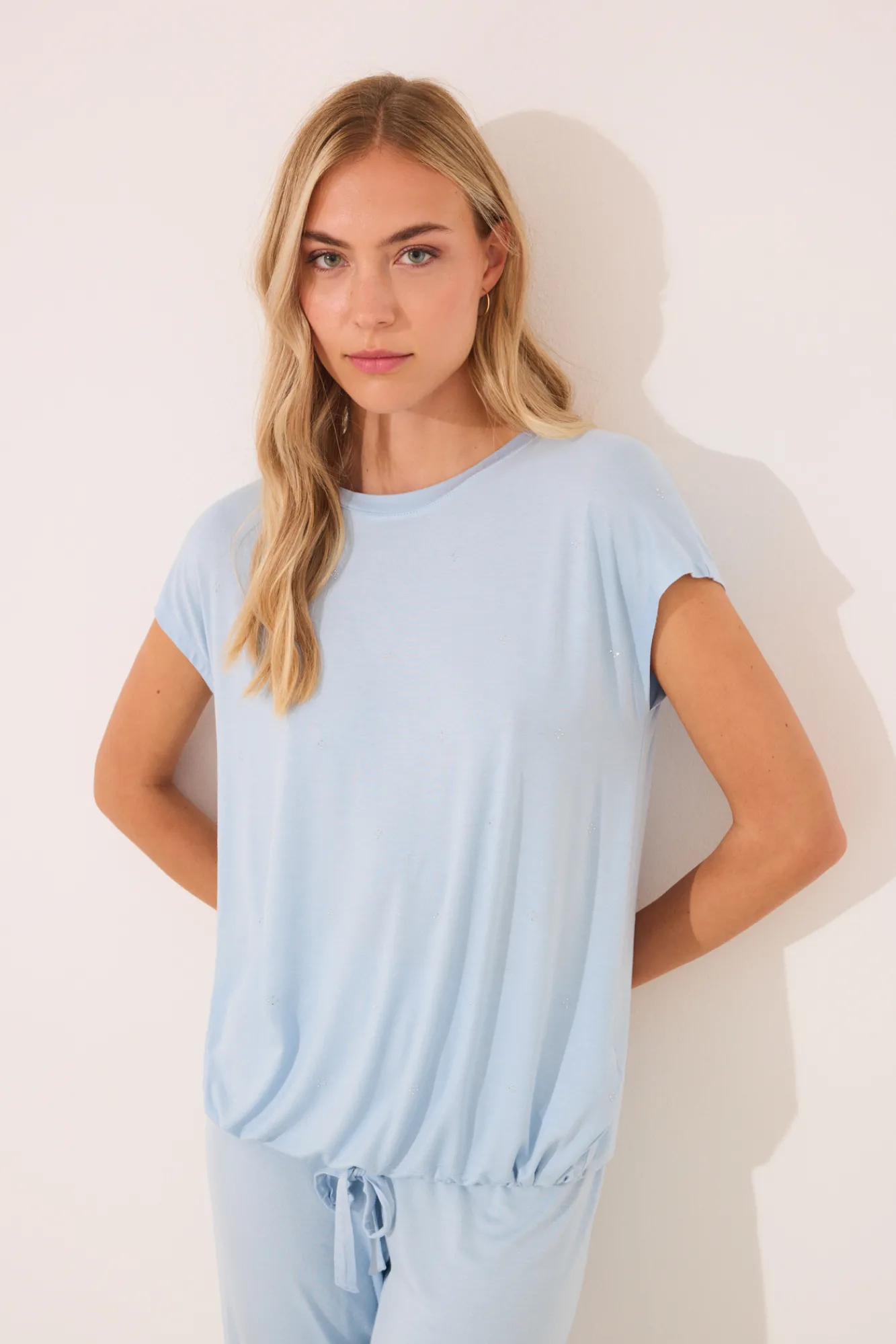 Women'secret Pijama Capri viscosa brillos