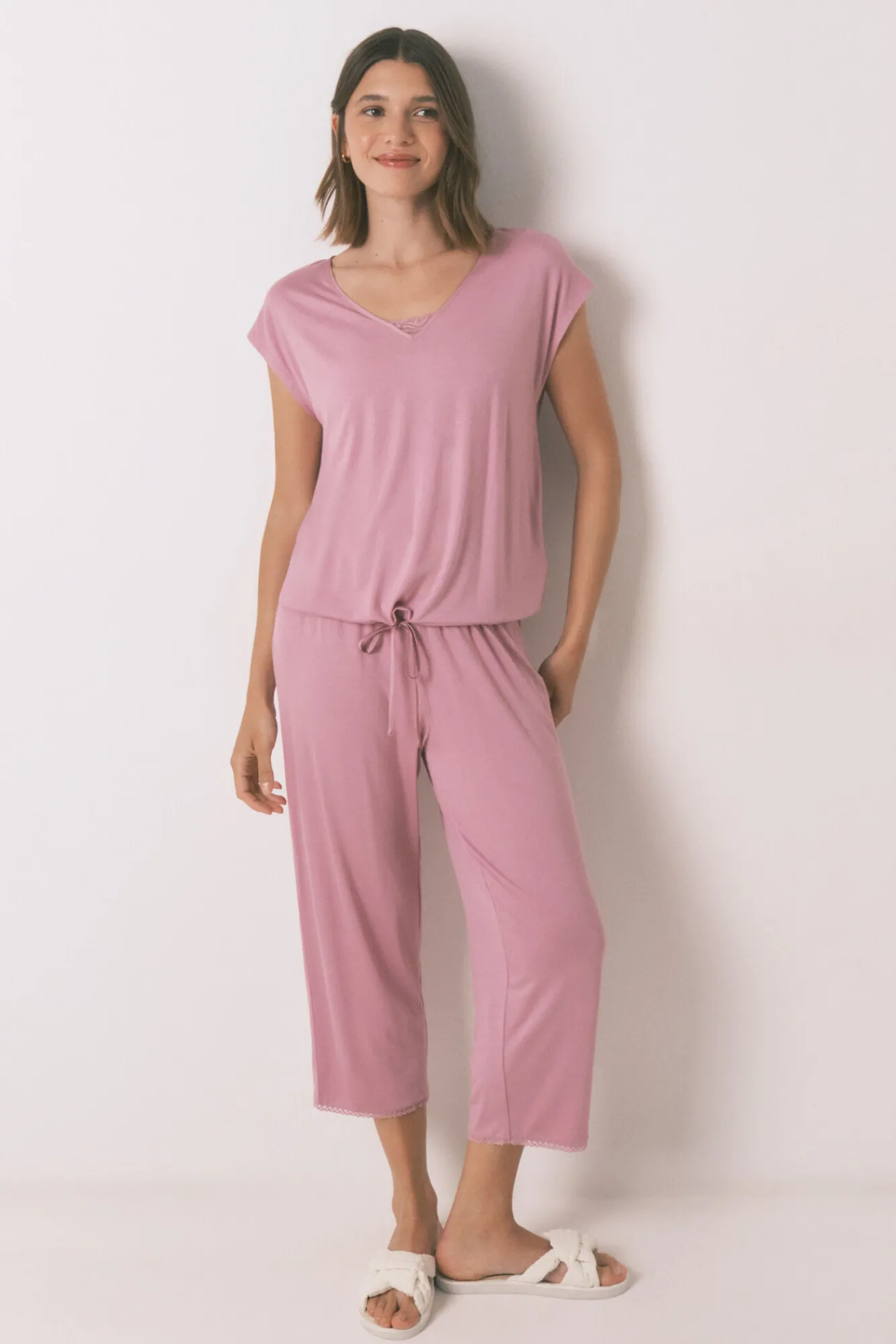 Women'secret Pijama Capri viscosa soft touch