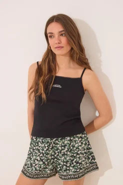 Women'secret Pijama corto algodón pointelle