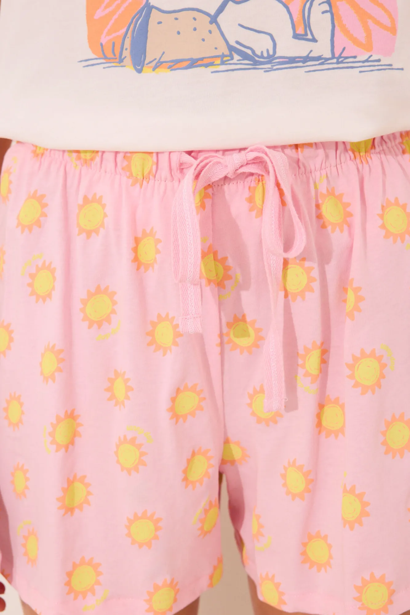 Women'secret Pijama corto algodón Snoopy soles