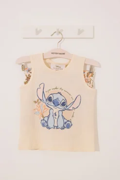 Crianças Women'secret Pijama corto infantil Lilo&Stitch algodón