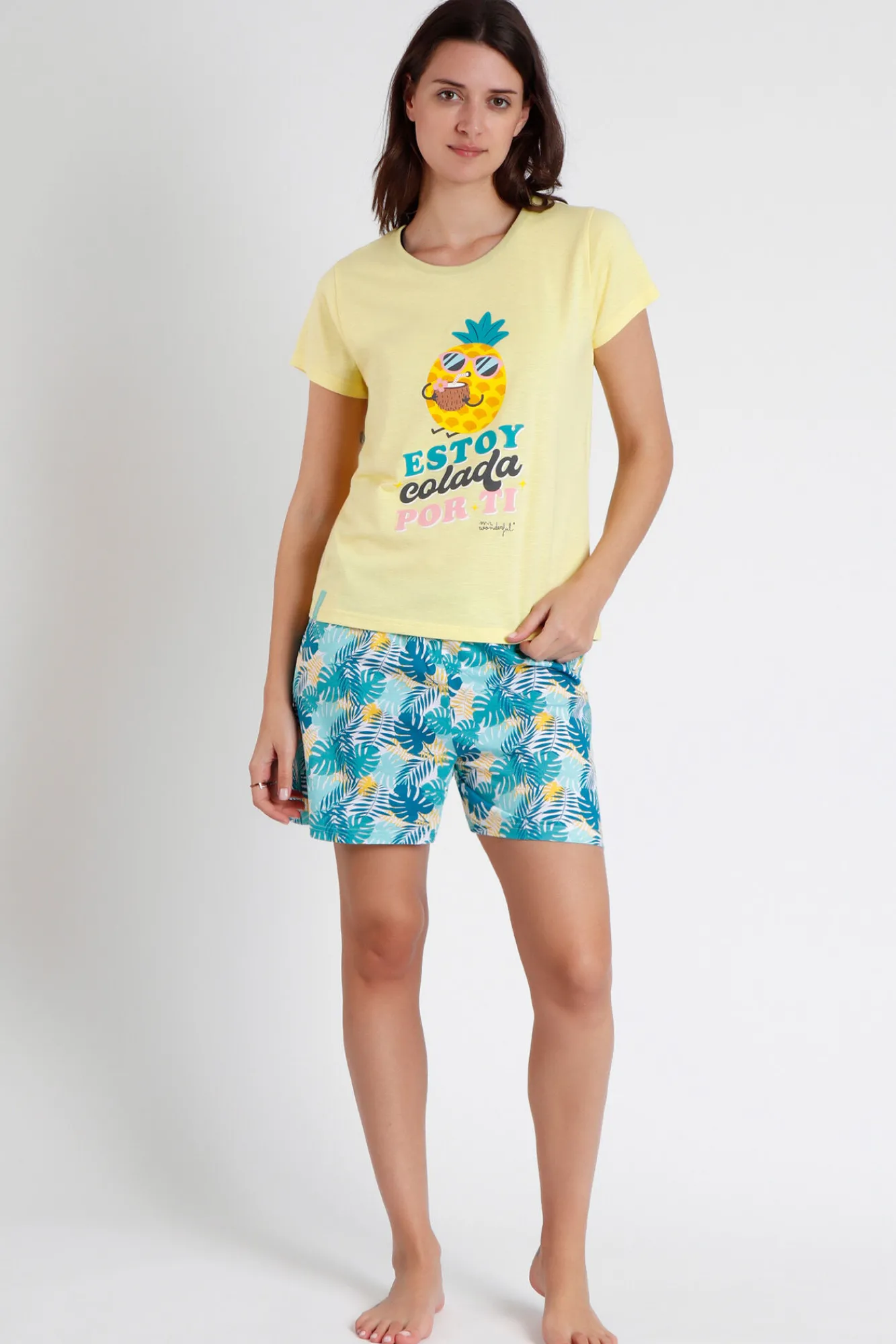 Mr. Wonderful Pijama corto piña Mr Wonderful