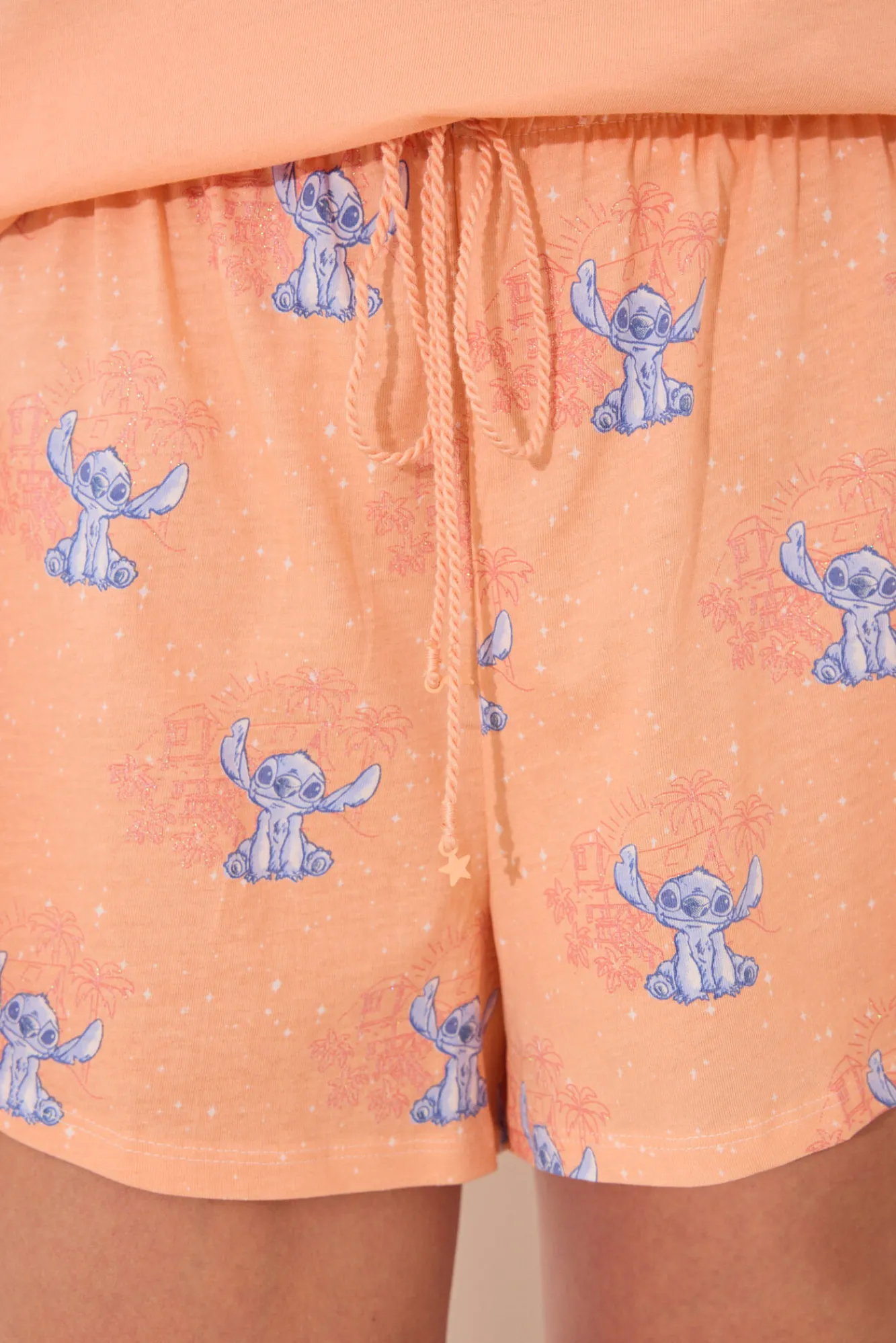 Women'secret Pijama corto tirantes Lilo & Stitch